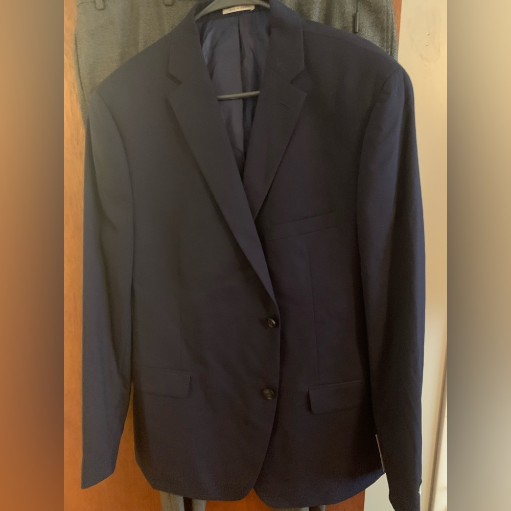 Alfani Slim Men’s Navy Suit Coat 46R